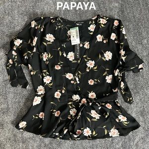 Papaya Flower Blouse